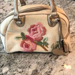 Juicy Couture Rose Embroidered Purse